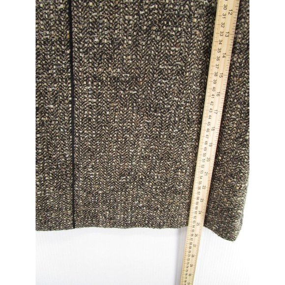 Talbots Skirt Petites 16P Wool Straight Pencil Lined Knit Career - Picture 3 of 8